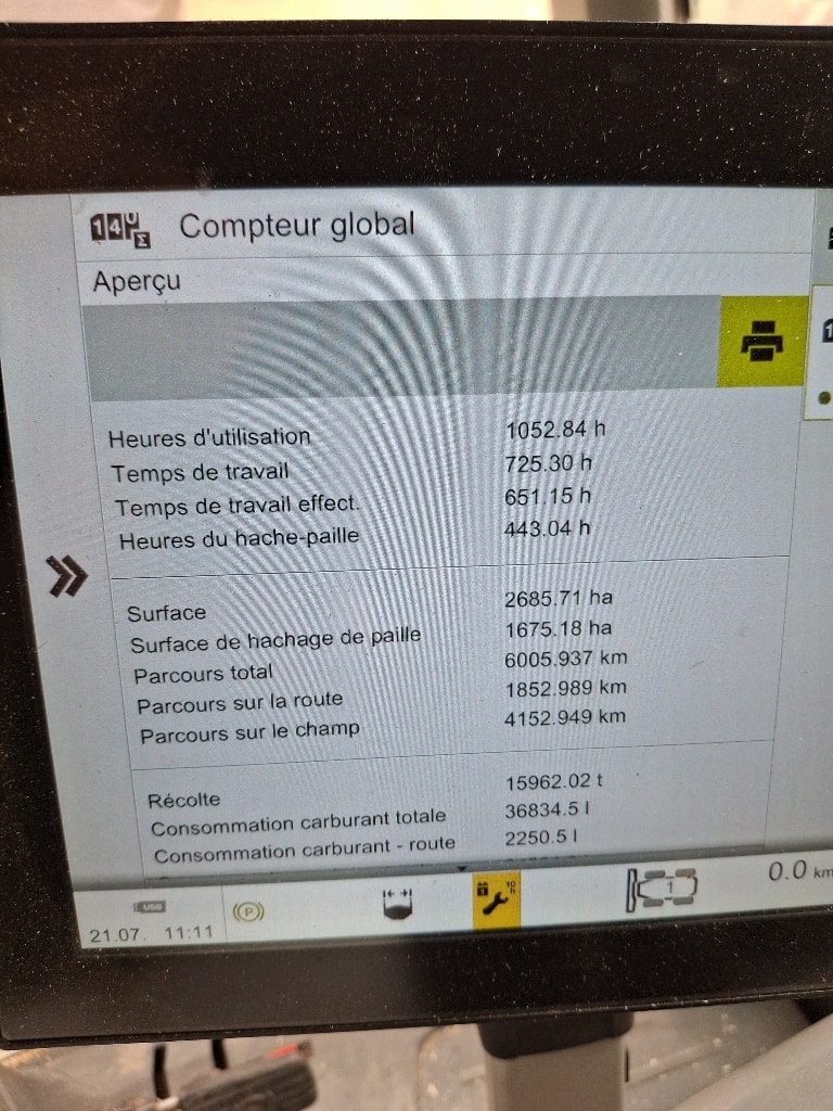 Moissonneuse CLAAS Lexion 7500 TT - photo slide 17