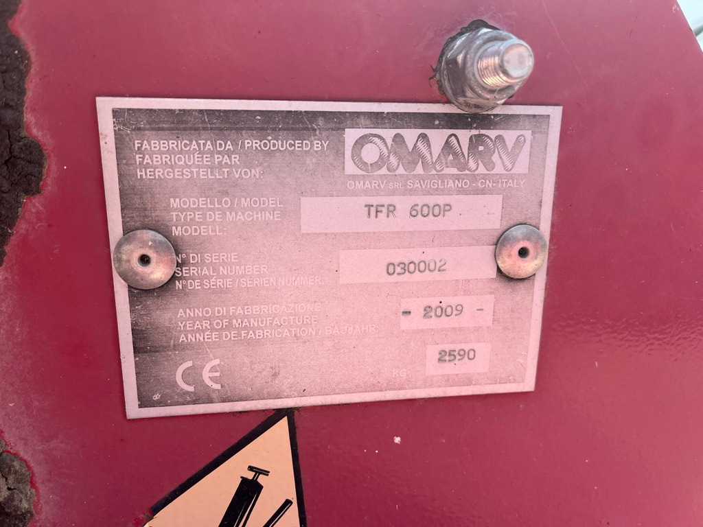 Broyeur OMARV TFR 600P - photo slide 5
