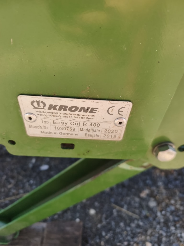 Faucheuse KRONE Easy cut r400 - photo slide 6