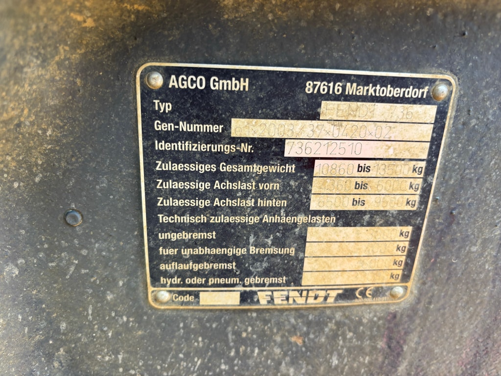 Tracteur FENDT 722 VARIO PROFI - photo slide 5