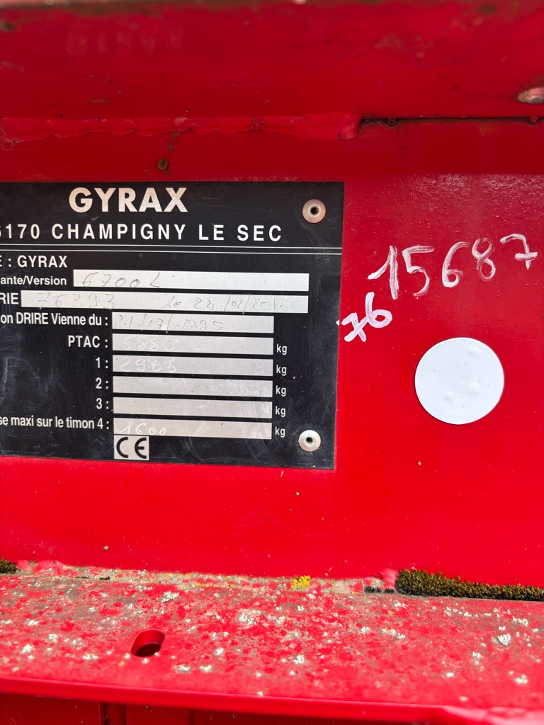 Pailleuse GYRAX 6700 L - photo slide 7