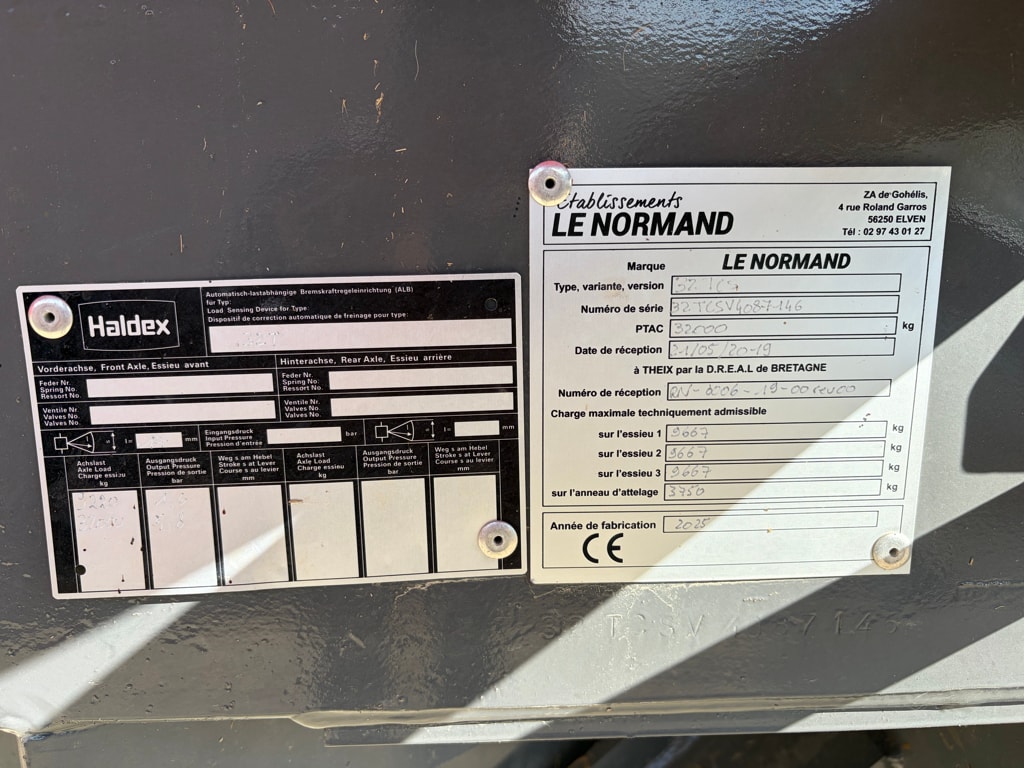 Benne LE NORMAND X AGRI 8732 - photo slide 8