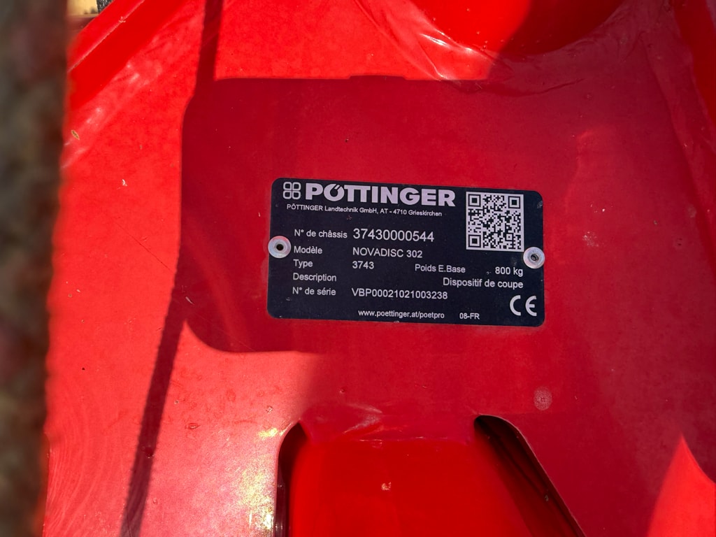 Faucheuse POTTINGER NOVADISC 302 - photo slide 8