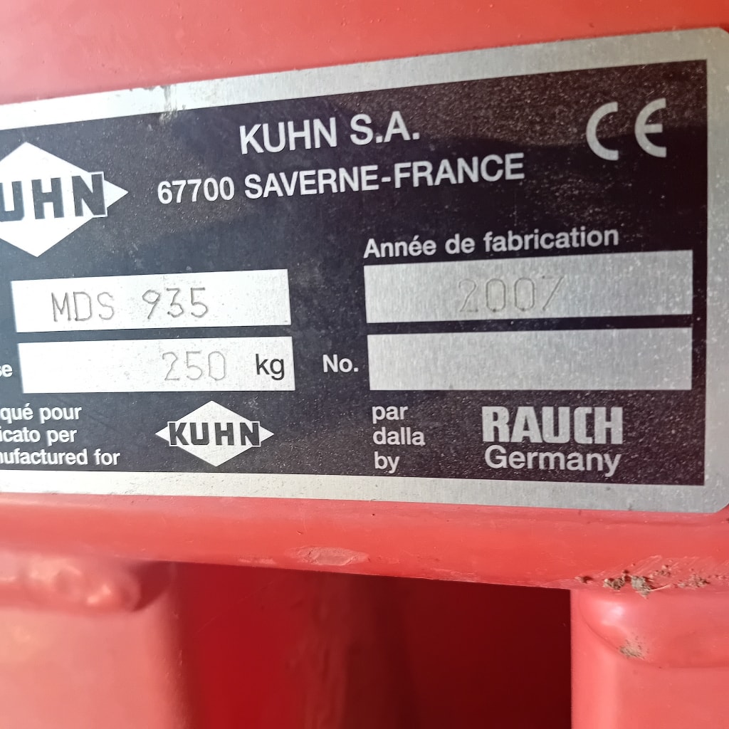 Epandeur engrais KUHN Mds 935 - photo slide 3