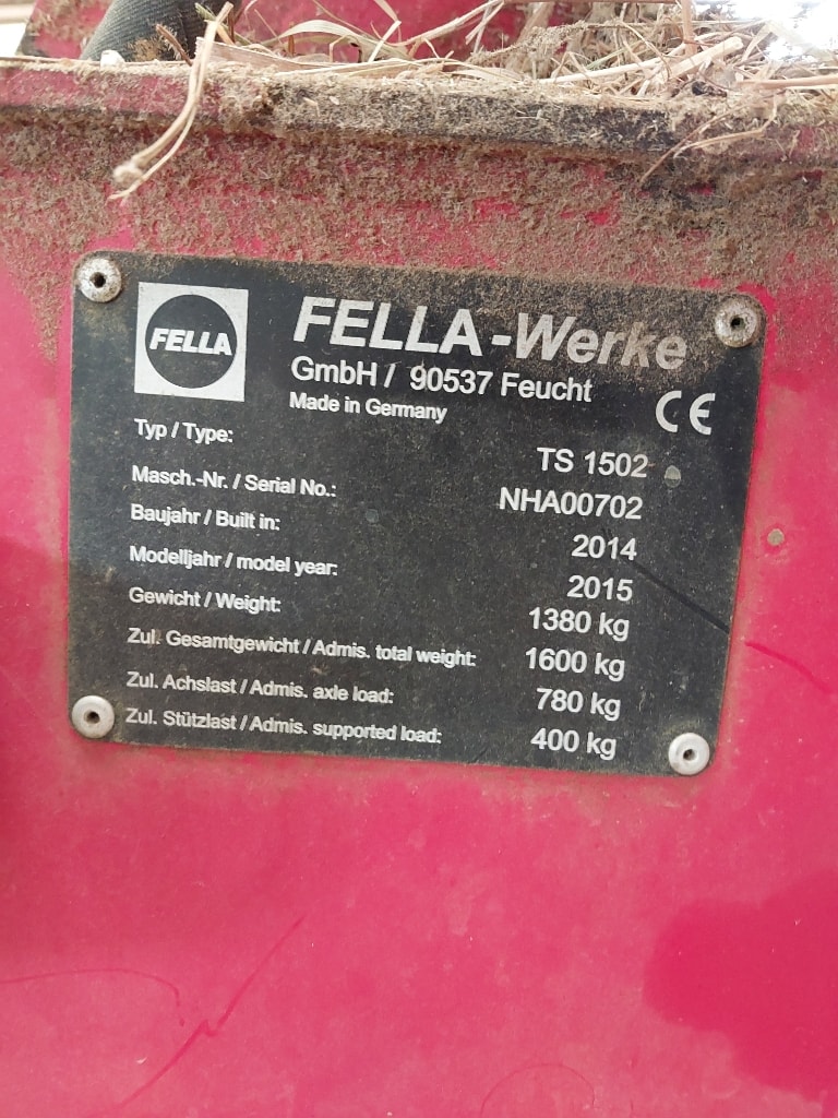 Andaineur FELLA TS 1502 - photo slide 6