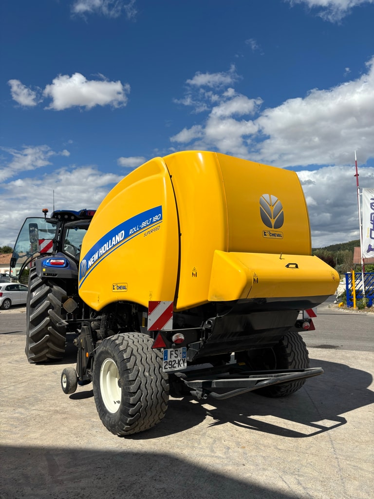 Presse balles rondes NEW HOLLAND Rolt belt 180 superfeed - photo slide 3