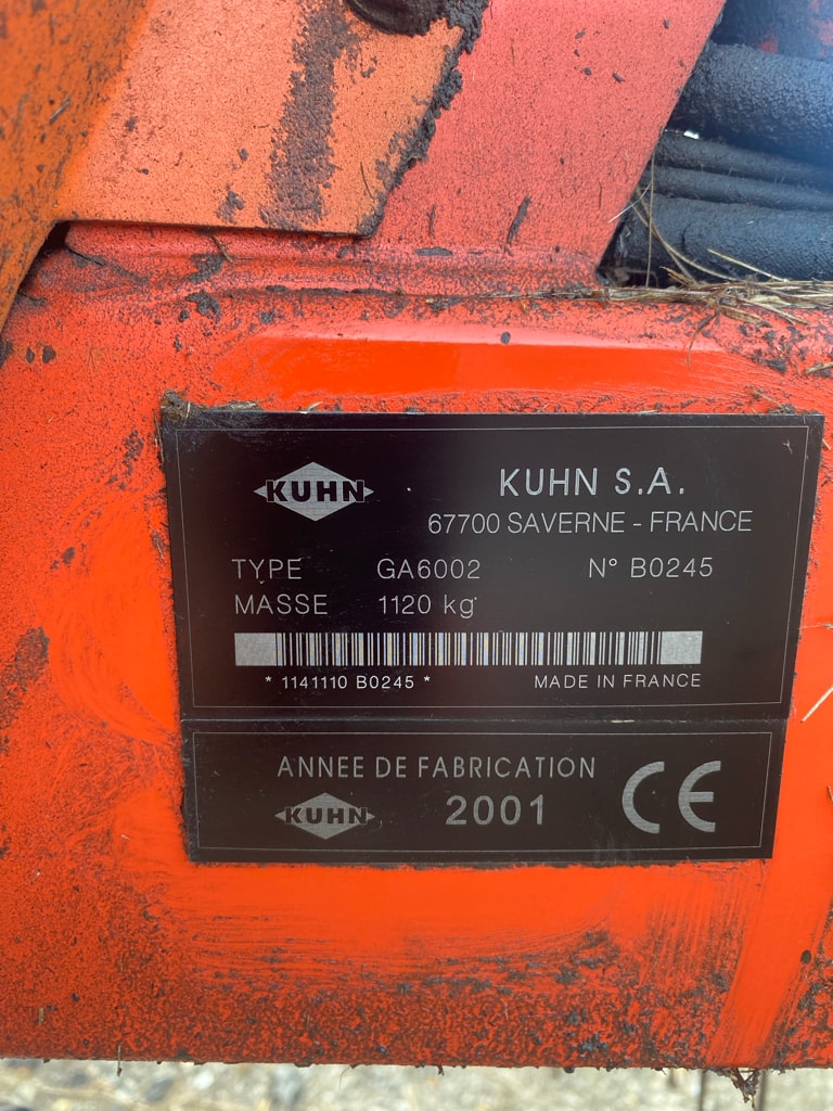 Andaineur KUHN GA 6002 - photo slide 6