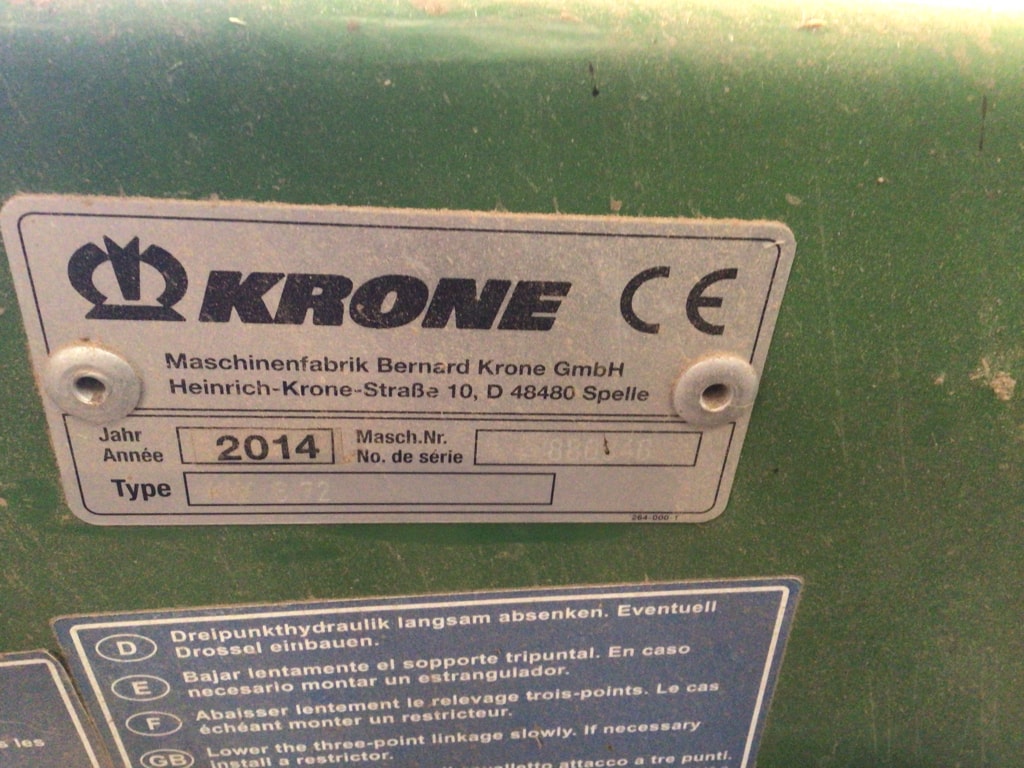 Faneuse KRONE KW 6.72. 6/6 - photo slide 6