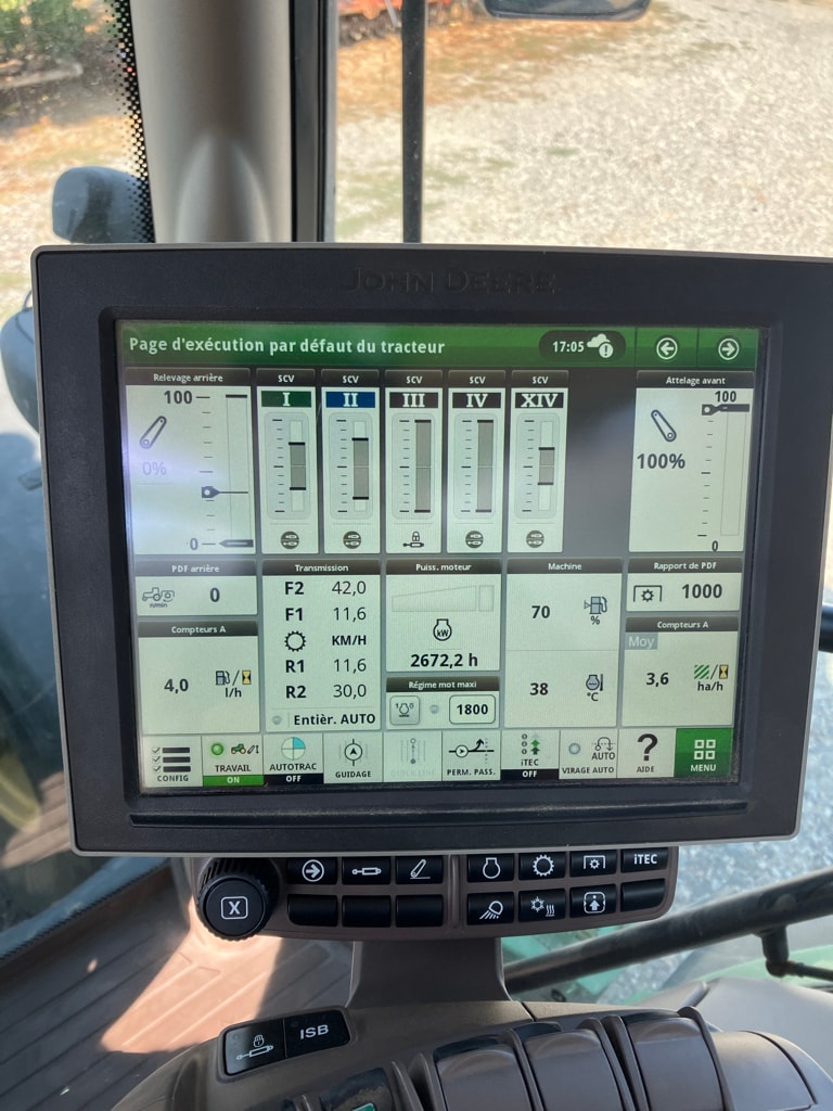 Tracteur JOHN DEERE 6215R - photo slide 25