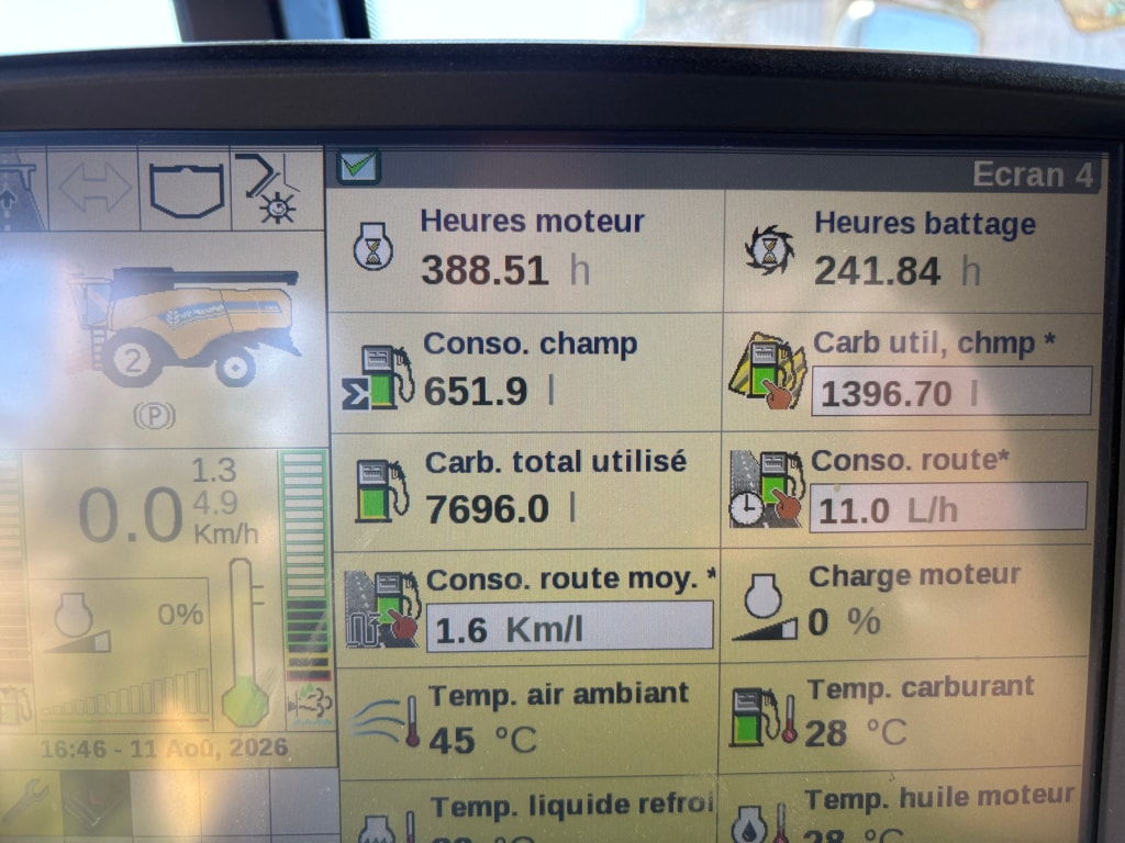 Moissonneuse NEW HOLLAND CX6.80 - photo slide 18