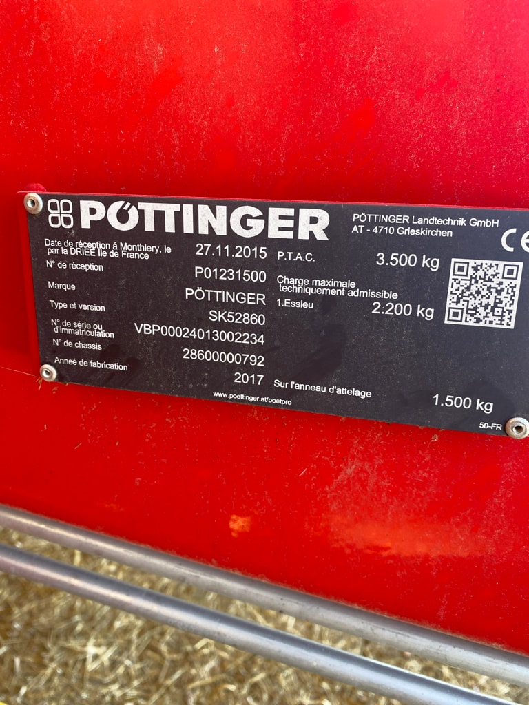Andaineur POTTINGER TOP 662 - photo slide 6