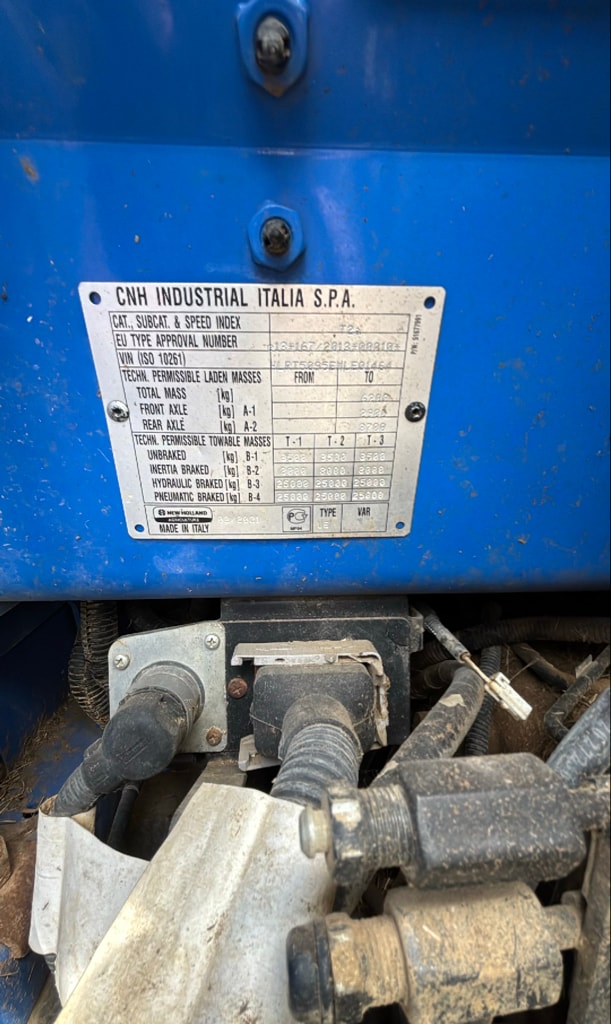 Tracteur chargeur NEW HOLLAND T5.95 dual Cmd arceau - photo slide 5
