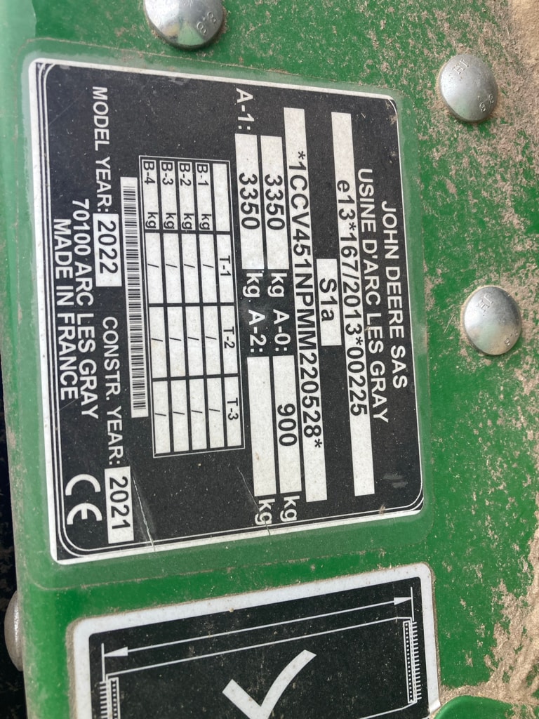 Presse balles rondes JOHN DEERE V451m - photo slide 6