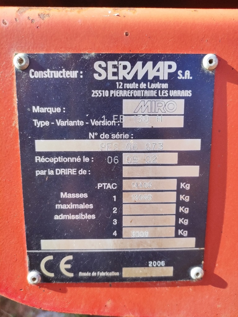 Epandeur fumier MIRO 130 H - photo slide 4