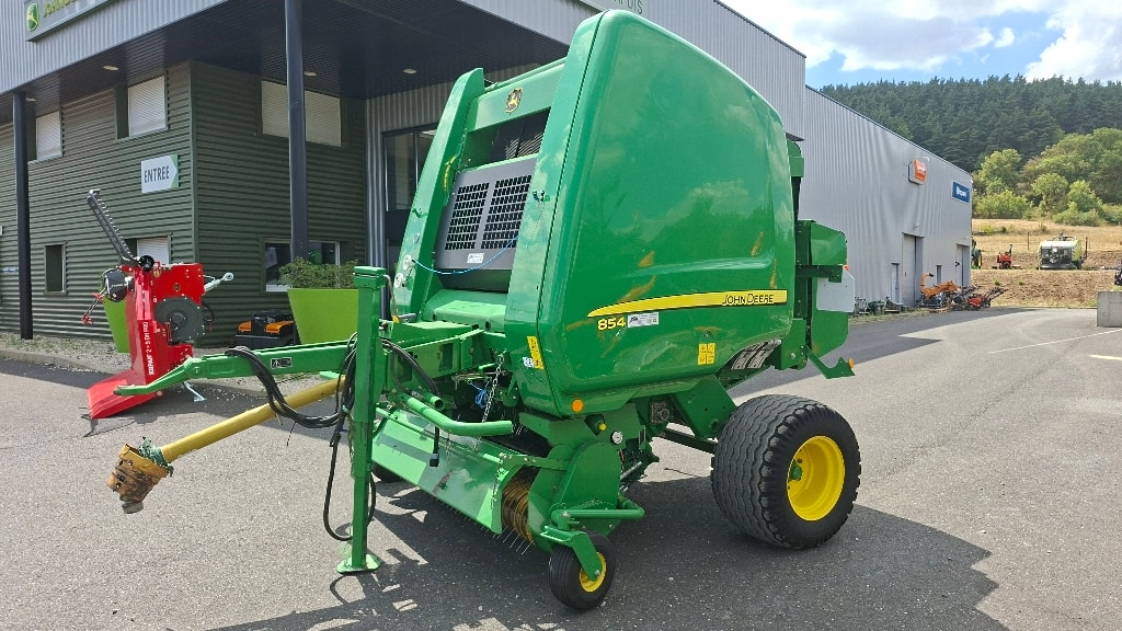 Presse balles rondes JOHN DEERE 854 MaxiCut - photo slide 3