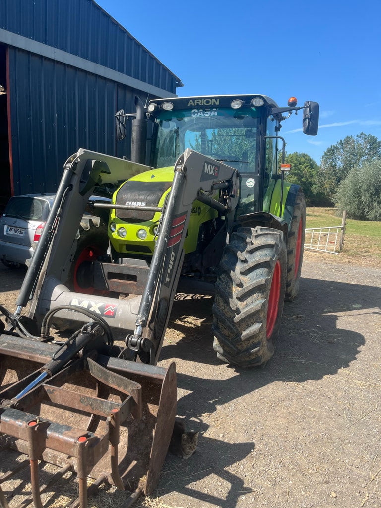 Tracteur chargeur CLAAS ARION 410 - photo slide 2