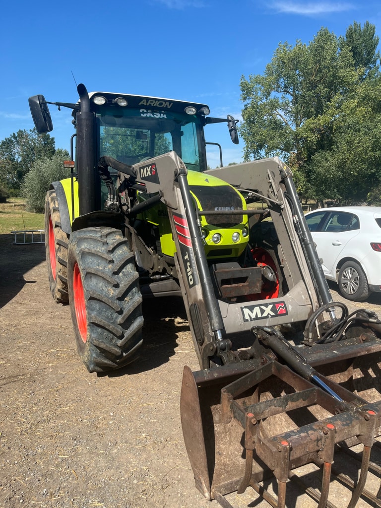 Tracteur chargeur CLAAS ARION 410 - photo slide 1