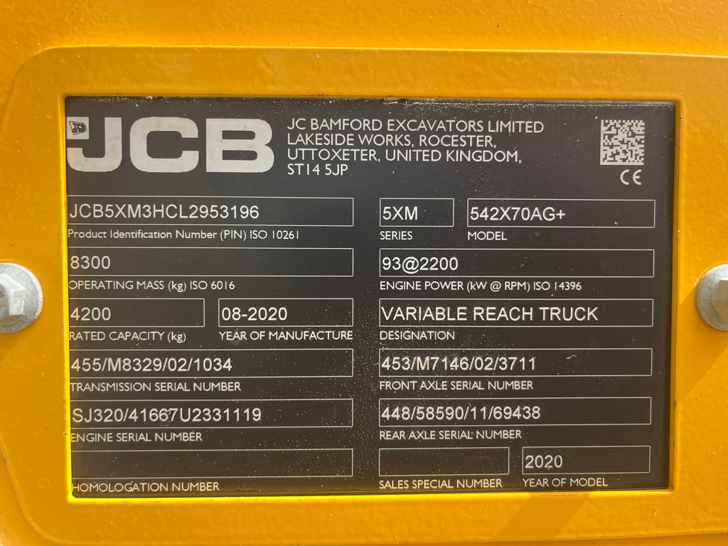 Telescopique JCB 542.7 AGRI PLUS - photo slide 5