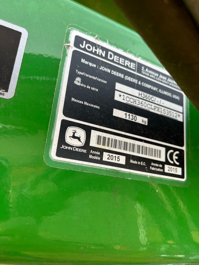 Tracteur chargeur JOHN DEERE 6140R - photo slide 16
