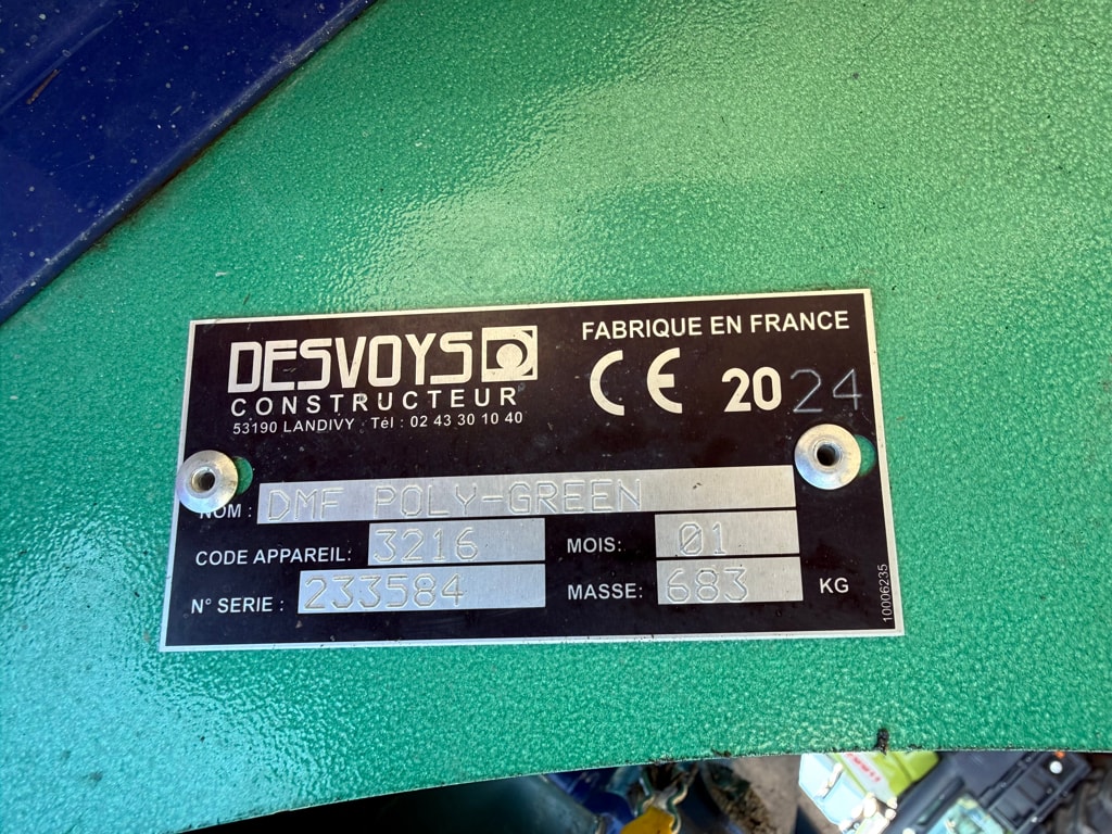 Broyeur DESVOYS DMF 160 POLY-GREEN - photo slide 12