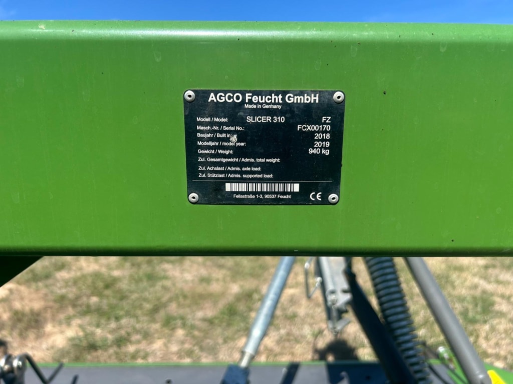 Faucheuse FENDT Slicer 310 FZ - photo slide 6