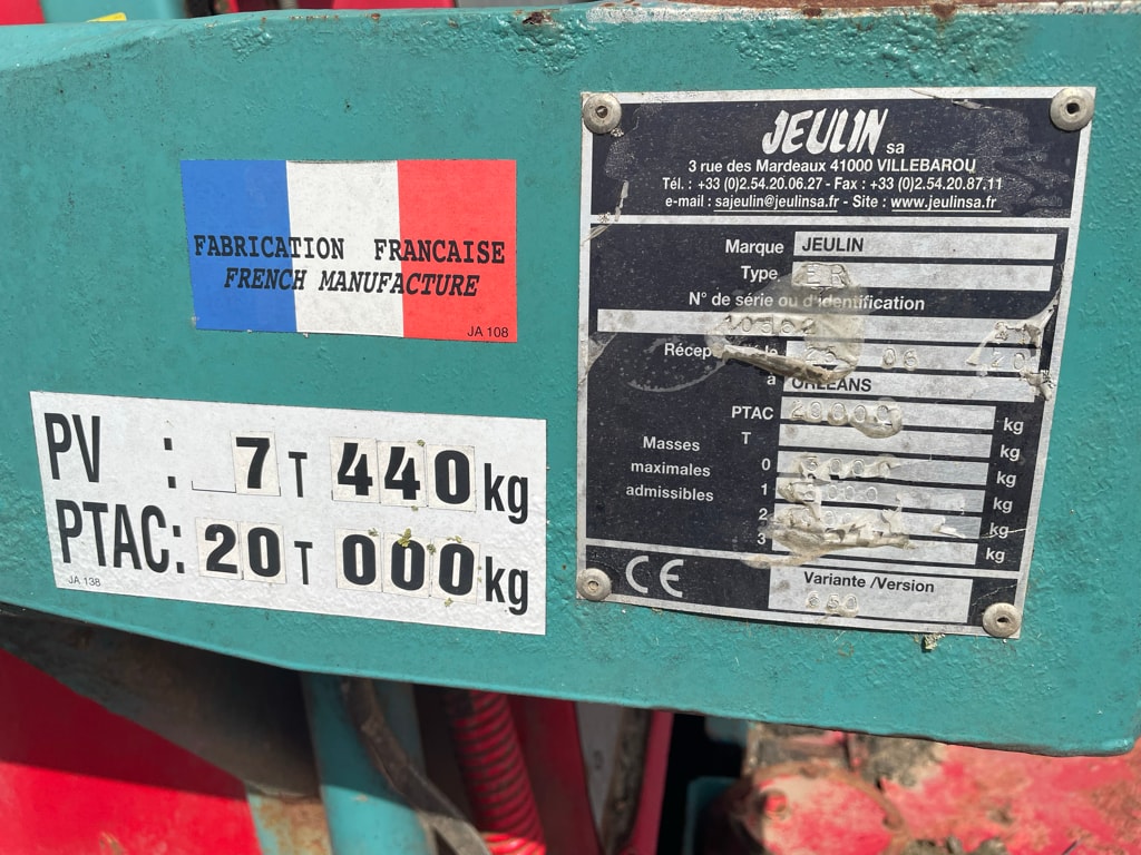 Autochargeuse JEULIN Ères 550 - photo slide 5