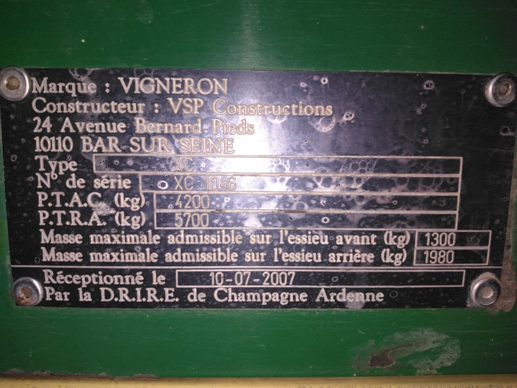 Tracteur enjambeur VSP XC VIGNERON - photo slide 6