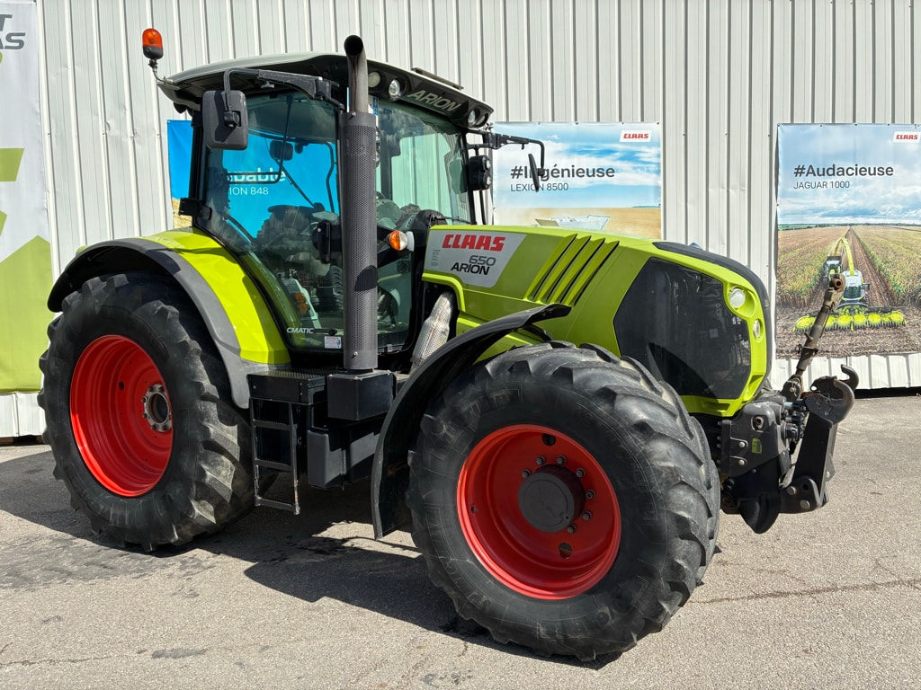 Tracteur CLAAS ARION 650 - photo slide 1