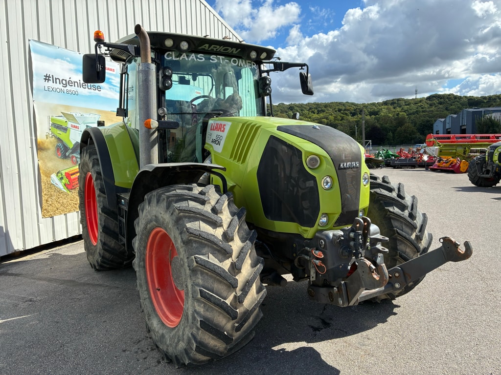 Tracteur CLAAS ARION 650 CEBIS  - photo slide 1