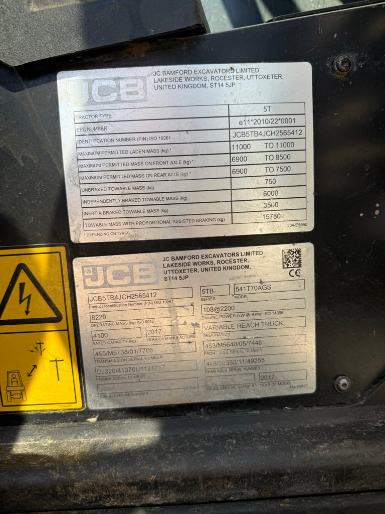 Telescopique JCB 541-70 AGRI SUPER PS6 - photo slide 12
