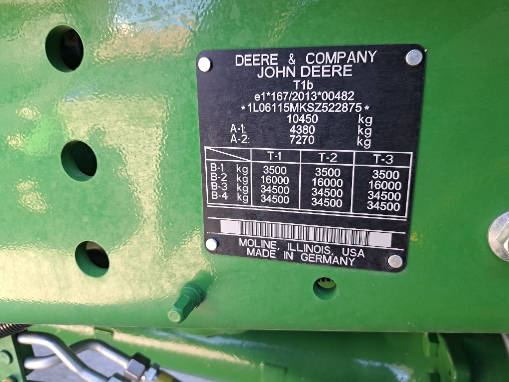 Tracteur JOHN DEERE 6M115 - photo slide 20