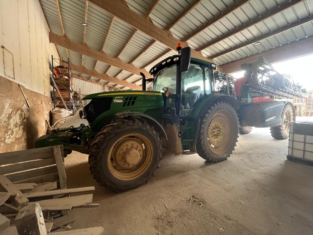 Tracteur JOHN DEERE 6155R - photo slide 1