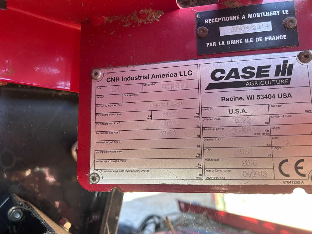 Moissonneuse CASE IH AXIAL-FLOW 6140 - photo slide 21