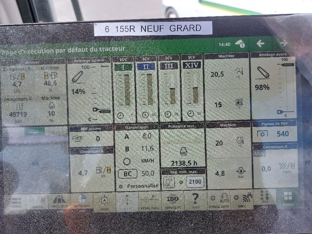 Tracteur JOHN DEERE 6R155 - photo slide 9