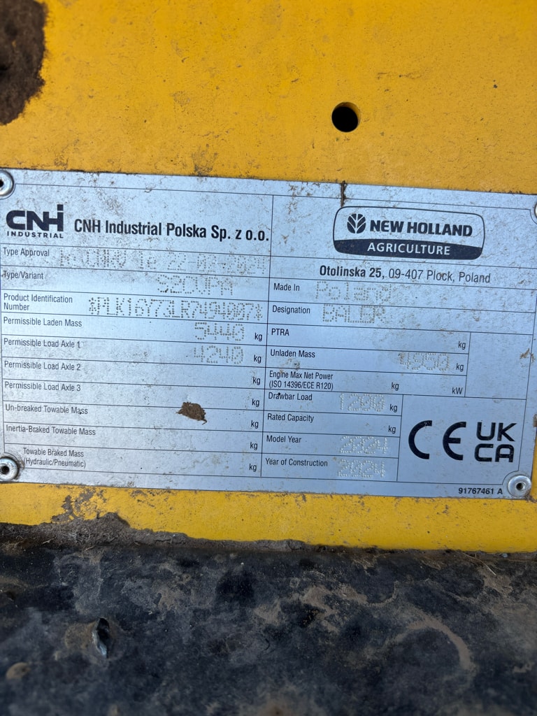 Presse balles rondes NEW HOLLAND Pro belt 165 CropCutter 25 couteaux - photo slide 8