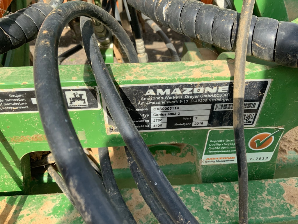 Dechaumeur AMAZONE CENIUS 4003-2 Super - photo slide 2