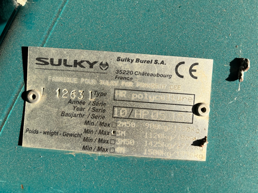 Semoir en ligne SULKY Tramline - photo slide 7