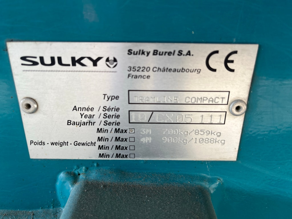 Semoir en ligne SULKY Tramline - photo slide 8