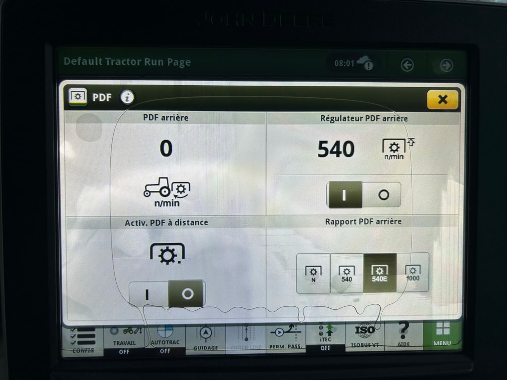 Tracteur JOHN DEERE 6195R - photo slide 29