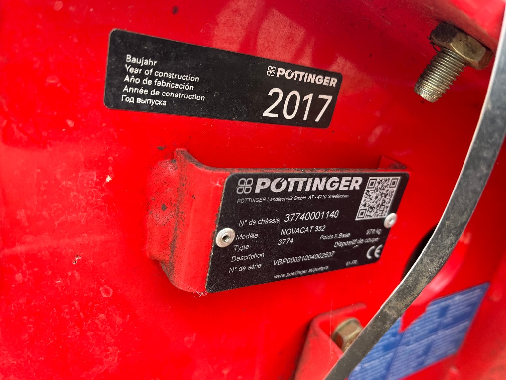 Faucheuse POTTINGER Novacat 352 - photo slide 7