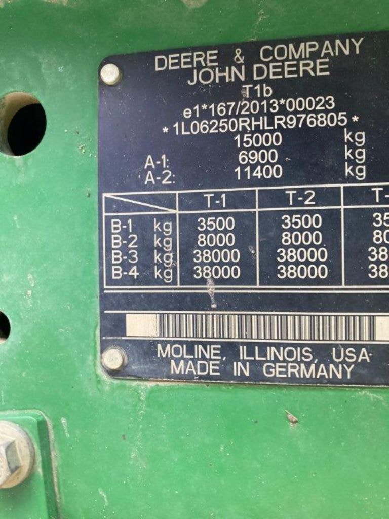 Tracteur JOHN DEERE 6250R - photo slide 18