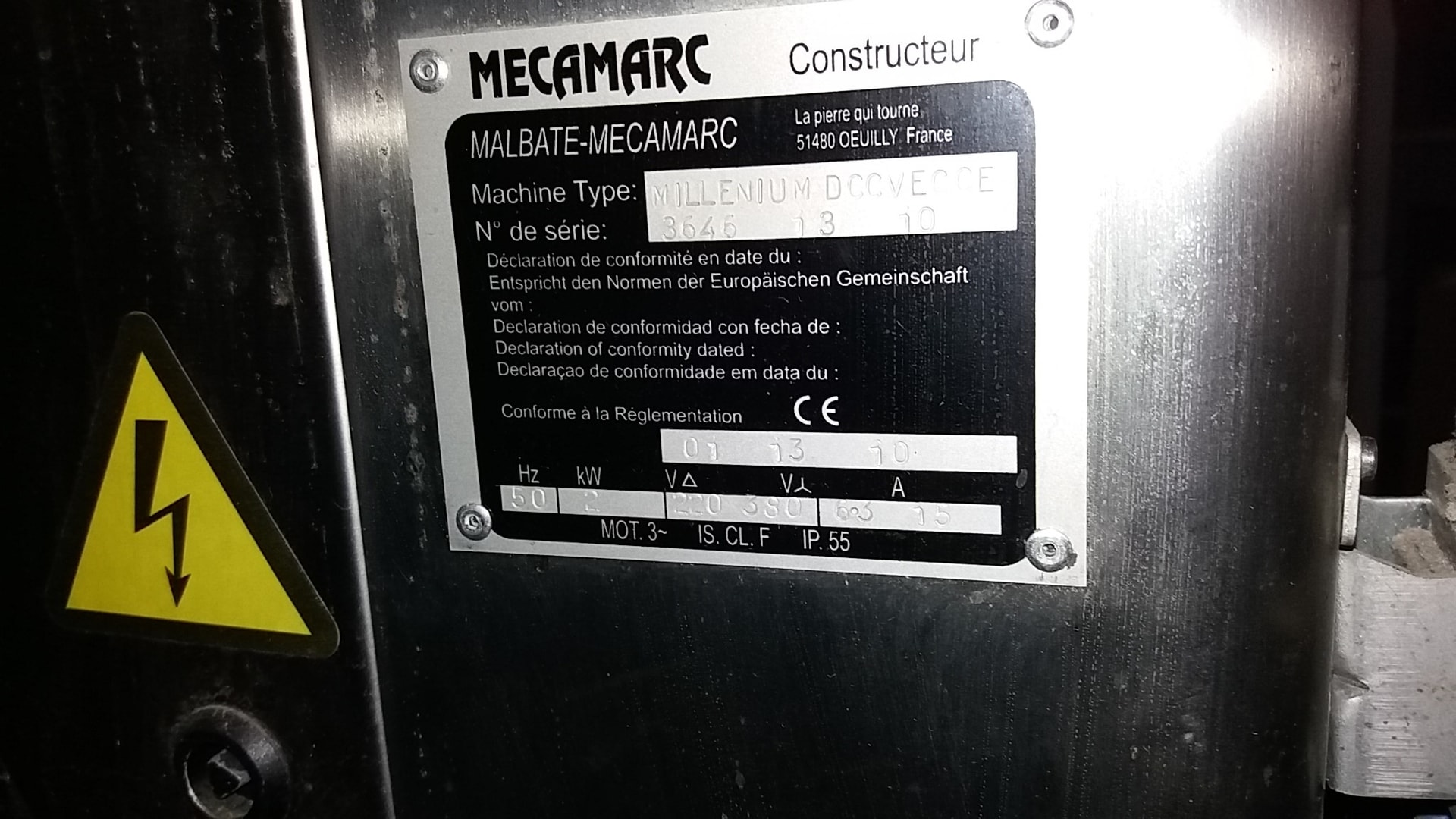 Etiqueteuse MECAMARC MILLENIUM 1800 - photo slide 3