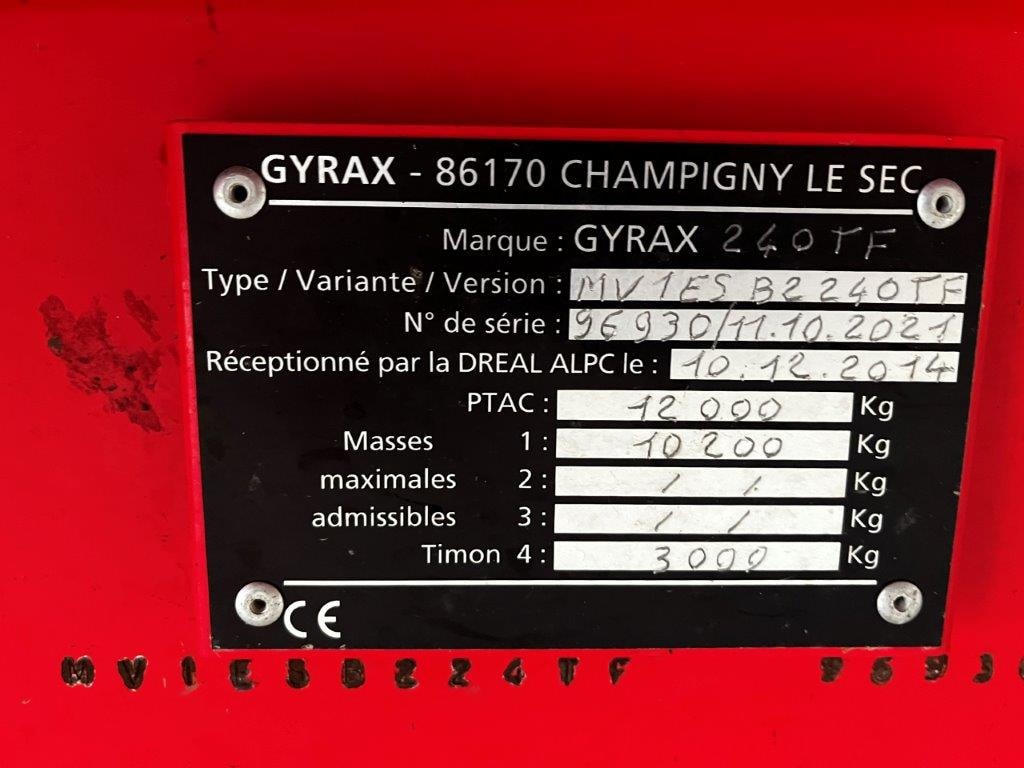 Melangeuse GYRAX GYRAMIX 240 TF - photo slide 11