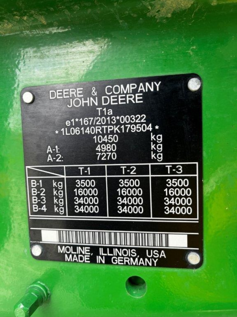 Tracteur JOHN DEERE 6R140 - photo slide 22