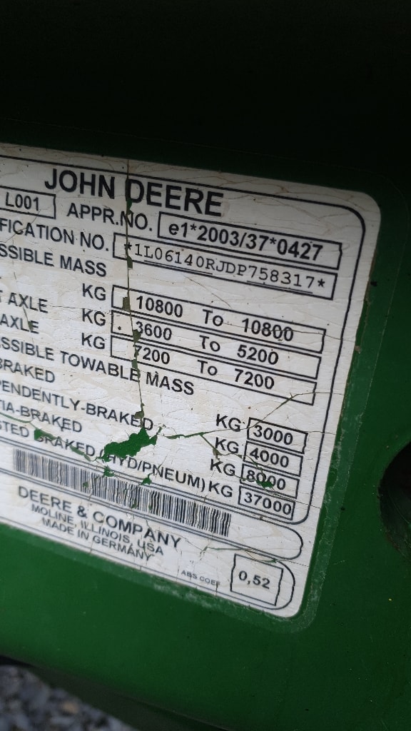 Tracteur JOHN DEERE 6140r - photo slide 3