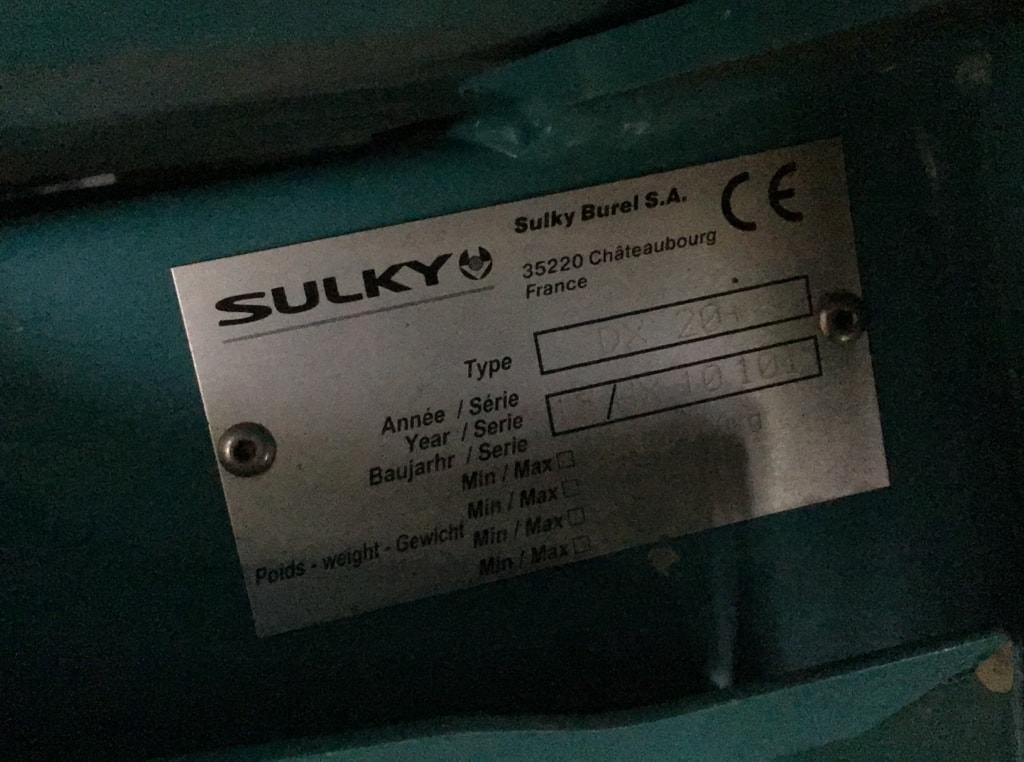 Epandeur engrais SULKY DX20+ - photo slide 7