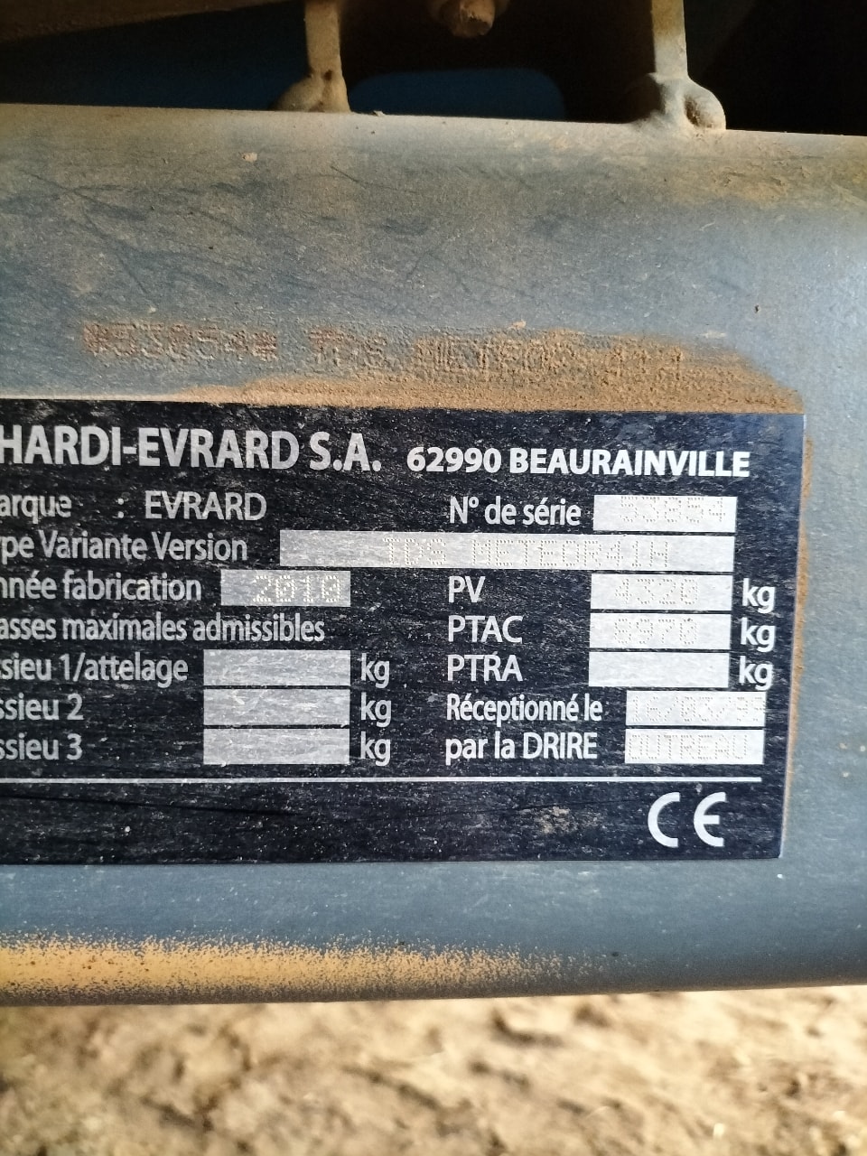 Pulverisateur EVRARD Meteor 4200 litres - photo slide 2