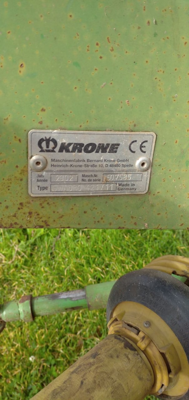 Andaineur KRONE swadro 421 11 - photo slide 4