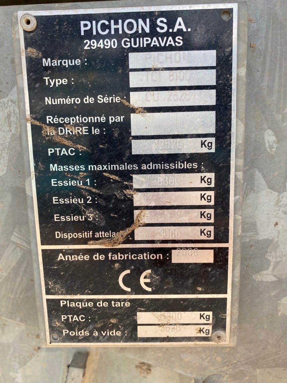 Tonne a lisier PICHON TCI 8100 - photo slide 6