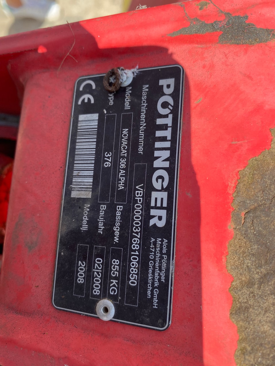 Faucheuse POTTINGER Novacat 306 - photo slide 5